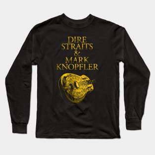 Distressed Dire Straits and Mark Knopfler Long Sleeve T-Shirt